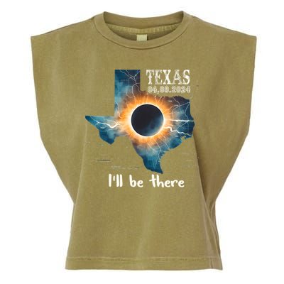 Total Solar Eclipse 2024 Texas Garment-Dyed Women's Muscle Tee