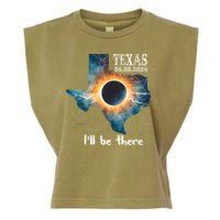 Total Solar Eclipse 2024 Texas Garment-Dyed Women's Muscle Tee