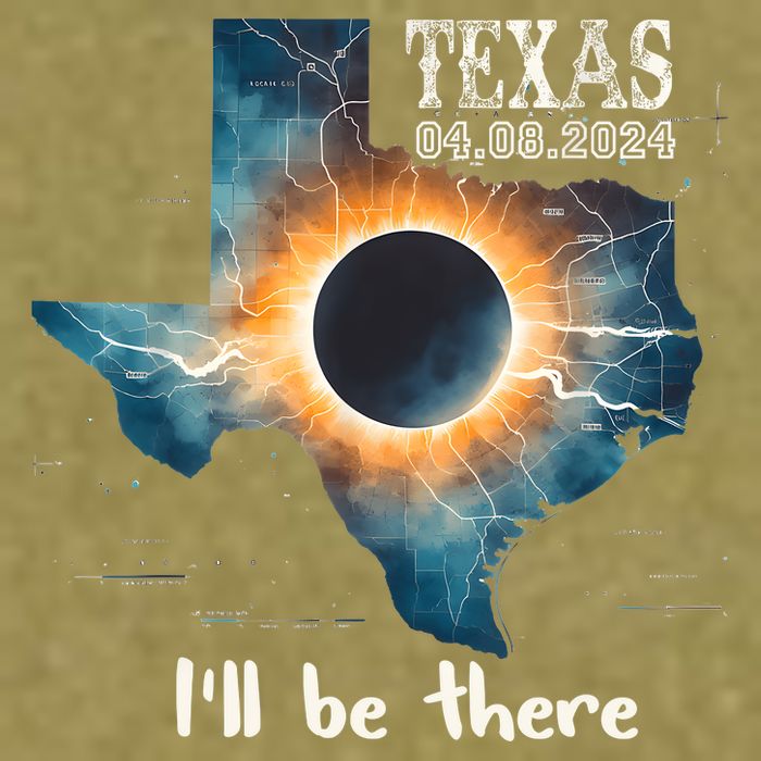 Total Solar Eclipse 2024 Texas Garment-Dyed Women's Muscle Tee