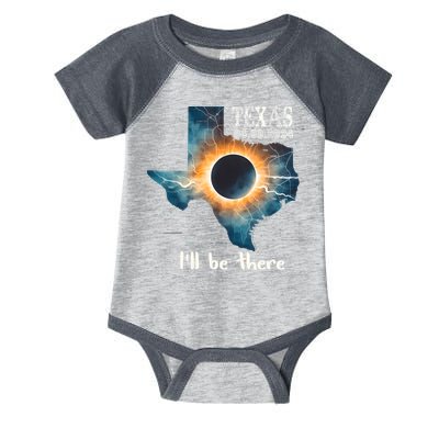 Total Solar Eclipse 2024 Texas Infant Baby Jersey Bodysuit