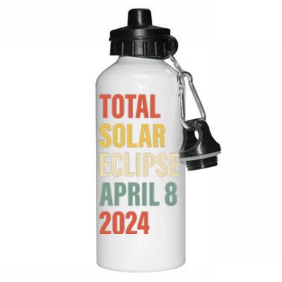 Total Solar Eclipse April 8 2024 Aluminum Water Bottle 