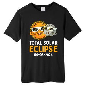 Total Solar Eclipse 2024 Glasses Funny Sun Moon Boy Tall Fusion ChromaSoft Performance T-Shirt