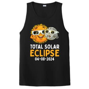 Total Solar Eclipse 2024 Glasses Funny Sun Moon Boy PosiCharge Competitor Tank