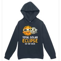 Total Solar Eclipse 2024 Glasses Funny Sun Moon Boy Urban Pullover Hoodie