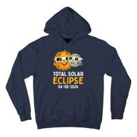 Total Solar Eclipse 2024 Glasses Funny Sun Moon Boy Tall Hoodie