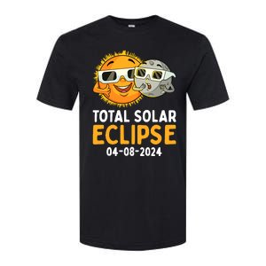 Total Solar Eclipse 2024 Glasses Funny Sun Moon Boy Softstyle CVC T-Shirt