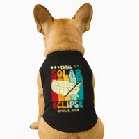 Total Solar Eclipse Usa Map Retro April 8 2024 Doggie Tank