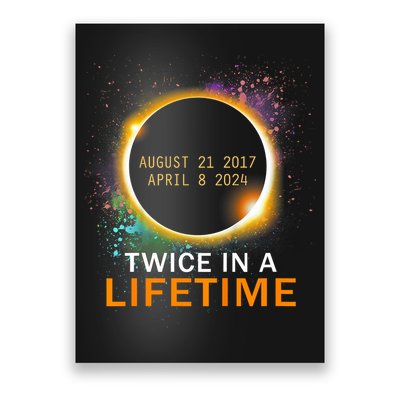 Total Solar Eclipse Twice In A Lifetime 2024 Total Eclipse Poster
