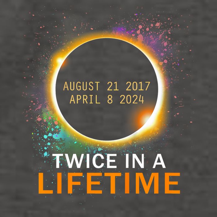Total Solar Eclipse Twice In A Lifetime 2024 Total Eclipse Vector Backpack