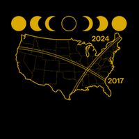 Total Solar Eclipse Twice In A Lifetime 2017 2024 Mug