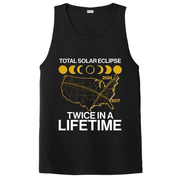 Total Solar Eclipse Twice In A Lifetime 2017 2024 PosiCharge Competitor Tank