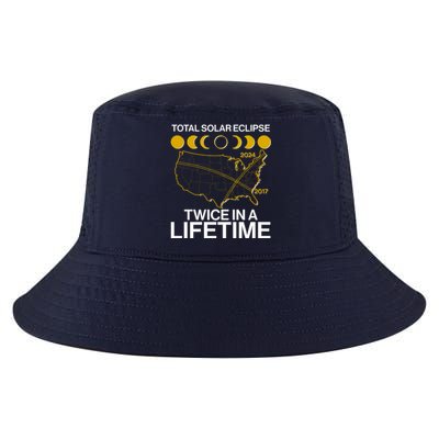 Total Solar Eclipse Twice In A Lifetime 2017 2024 Cool Comfort Performance Bucket Hat