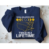 Total Solar Eclipse Twice In A Lifetime 2017 2024 Sweatshirt