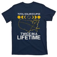 Total Solar Eclipse Twice In A Lifetime 2017 2024 T-Shirt