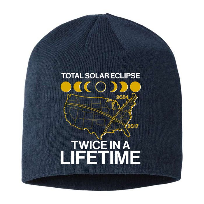 Total Solar Eclipse Twice In A Lifetime 2017 2024 Sustainable Beanie
