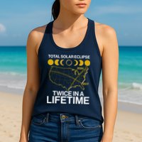 Total Solar Eclipse Twice In A Lifetime 2017 2024 Womens Tank Top