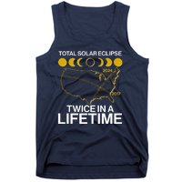 Total Solar Eclipse Twice In A Lifetime 2017 2024 Tank Top