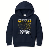 Total Solar Eclipse Twice In A Lifetime 2017 2024 Kids Hoodie