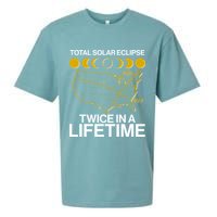 Total Solar Eclipse Twice In A Lifetime 2017 2024 Sueded Cloud Jersey T-Shirt