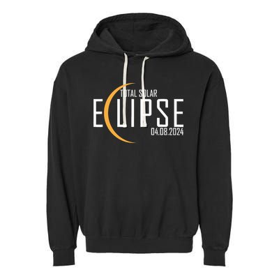 Total Solar Eclipse 2024 Garment-Dyed Fleece Hoodie