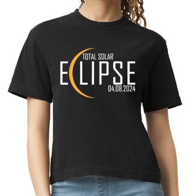 Total Solar Eclipse 2024 Comfort Colors Boxy T-Shirt