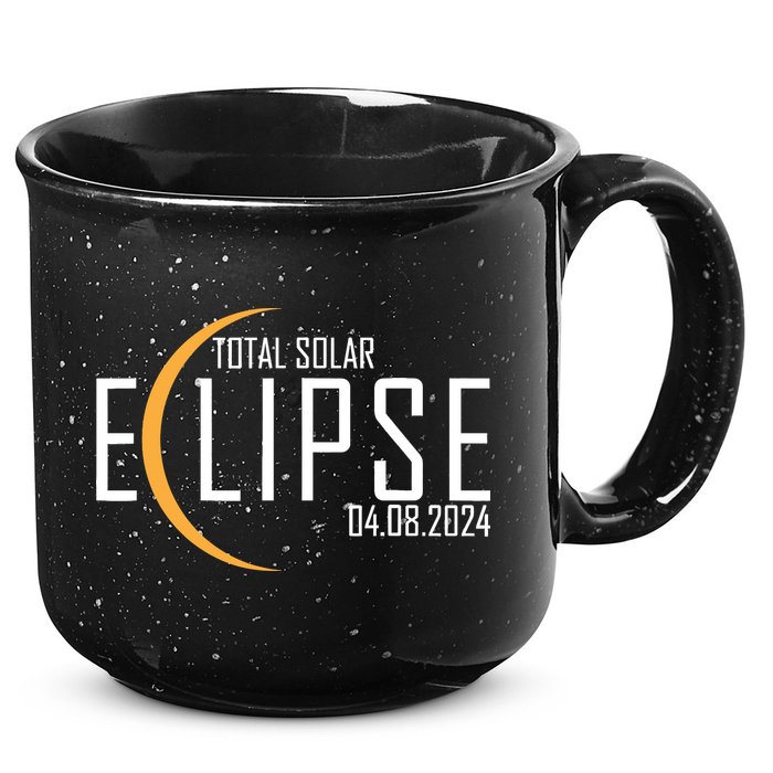 Total Solar Eclipse 2024 15oz Campfire Ceramic Mug