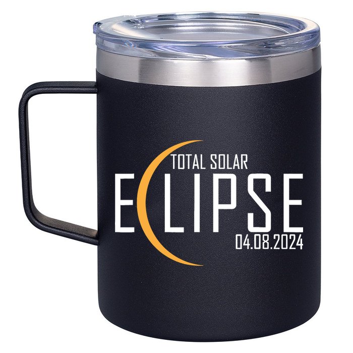 Total Solar Eclipse 2024 12oz Stainless Steel Coffee Mug