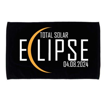 Total Solar Eclipse 2024 Microfiber Hand Towel