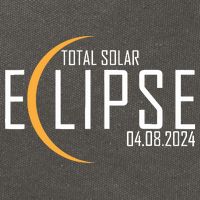 Total Solar Eclipse 2024 Cotton Canvas Backpack