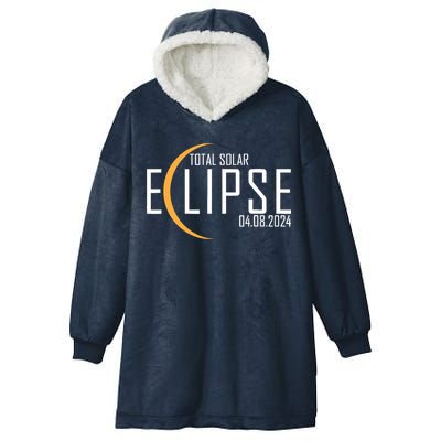 Total Solar Eclipse 2024 Hooded Wearable Blanket