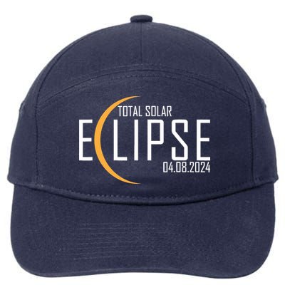 Total Solar Eclipse 2024 7-Panel Snapback Hat