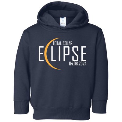 Total Solar Eclipse 2024 Toddler Hoodie