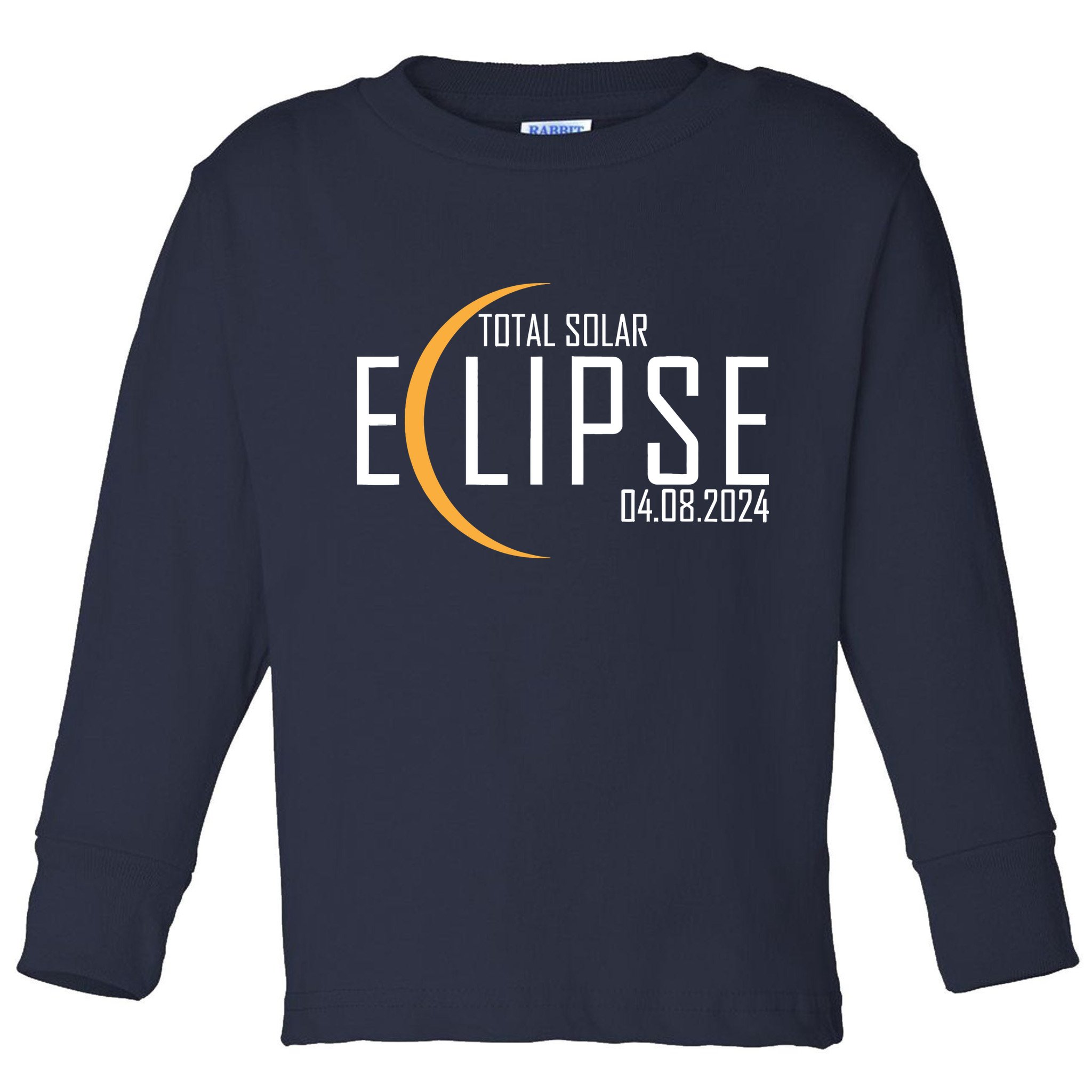 Total Solar Eclipse 2024 Toddler Long Sleeve Shirt