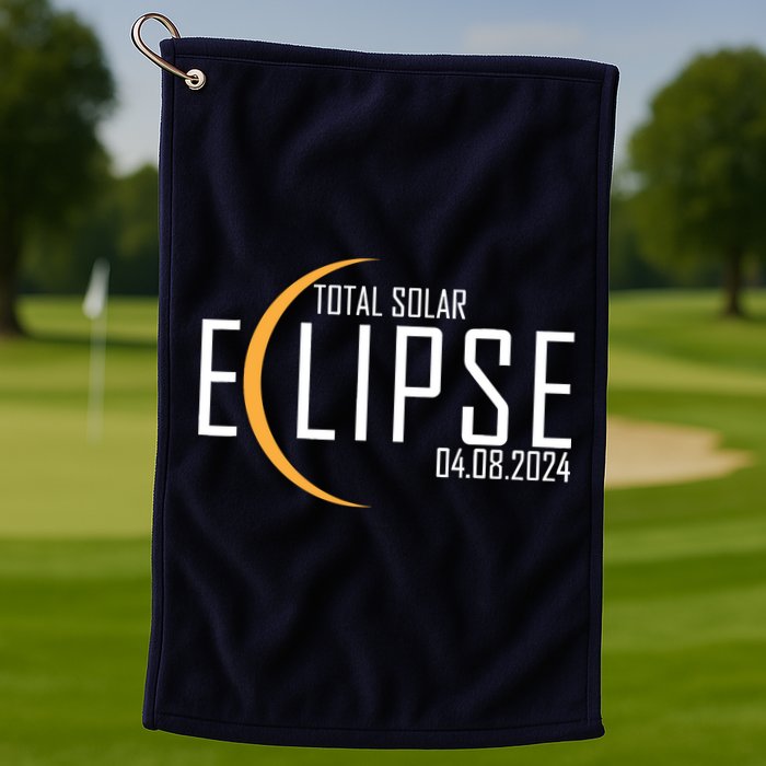 Total Solar Eclipse 2024 Golf Towel