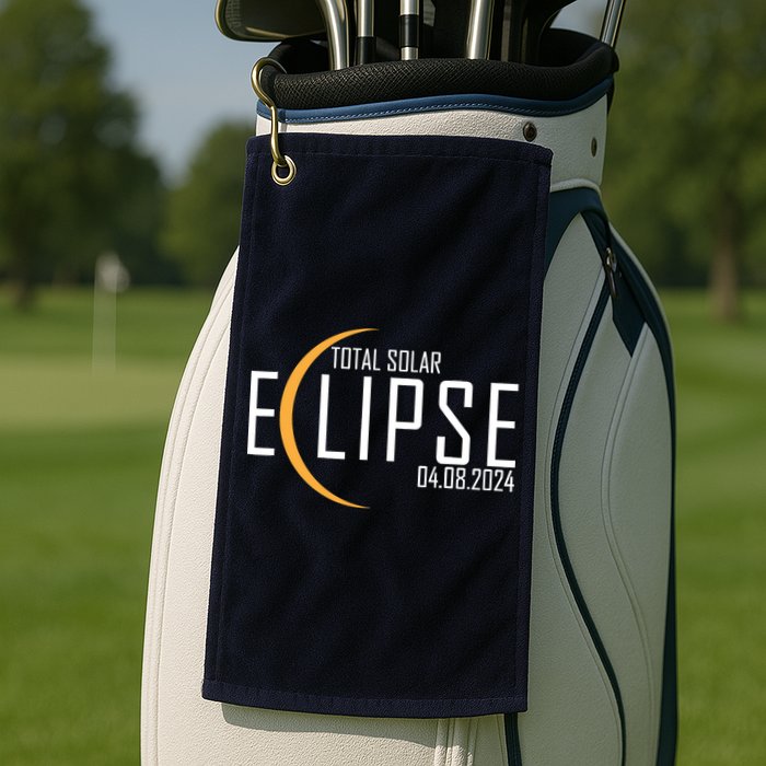 Total Solar Eclipse 2024 Golf Towel
