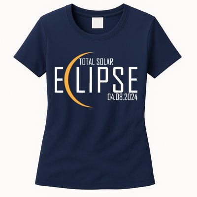 Total Solar Eclipse 2024 Womens T-Shirt