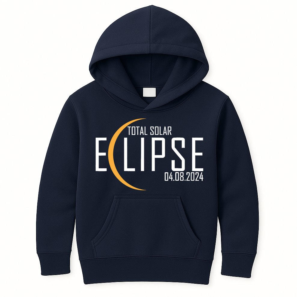 Total Solar Eclipse 2024 Kids Hoodie