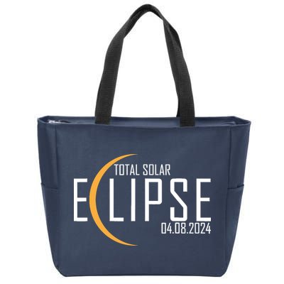 Total Solar Eclipse 2024 Zip Tote Bag