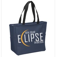 Total Solar Eclipse 2024 Zip Tote Bag