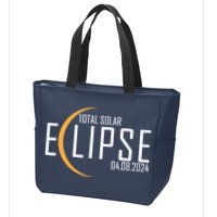 Total Solar Eclipse 2024 Zip Tote Bag