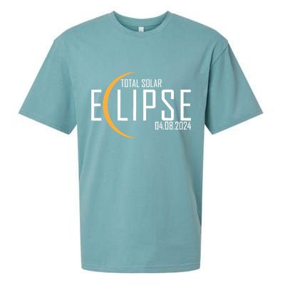 Total Solar Eclipse 2024 Sueded Cloud Jersey T-Shirt