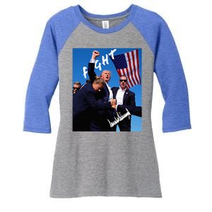 Trump Signature Edition Women's Tri-Blend 3/4-Sleeve Raglan Shirt