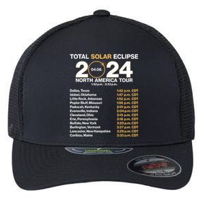 Total Solar Eclipse April 8 2024 North America Dates Flexfit Unipanel Trucker Cap