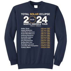 Total Solar Eclipse April 8 2024 North America Dates Sweatshirt