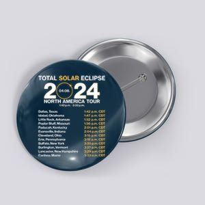 Total Solar Eclipse April 8 2024 North America Dates Button