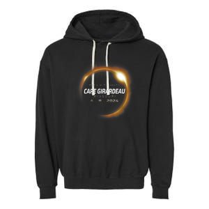 Total Solar Eclipse 2024 Cape Girardeau Missouri April 2024 Garment-Dyed Fleece Hoodie