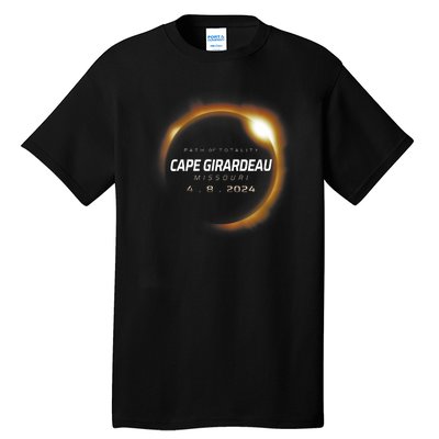 Total Solar Eclipse 2024 Cape Girardeau Missouri April 2024 Tall T-Shirt