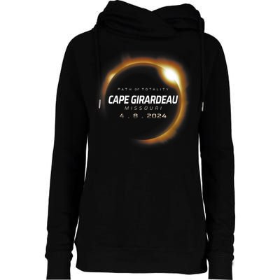 Total Solar Eclipse 2024 Cape Girardeau Missouri April 2024 Womens Funnel Neck Pullover Hood