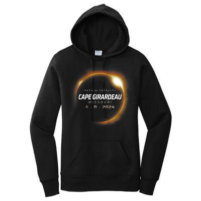 Total Solar Eclipse 2024 Cape Girardeau Missouri April 2024 Women's Pullover Hoodie