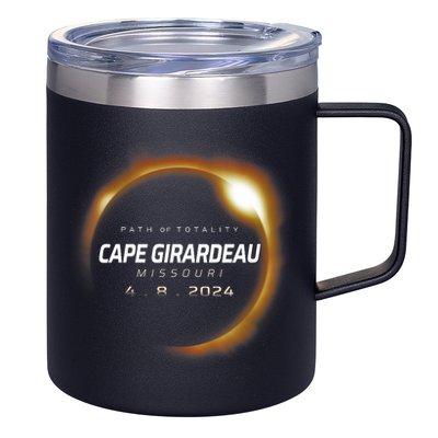 Total Solar Eclipse 2024 Cape Girardeau Missouri April 2024 12oz Stainless Steel Coffee Mug